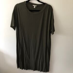 Urban Outfitters Olive Green T-Shirt Dress